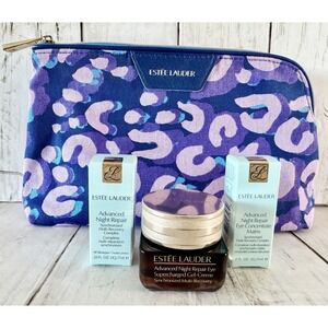 LOT Estee Lauder Advanced Night Repair Travel Size ~ Makeup Bag ~ Lot of 4